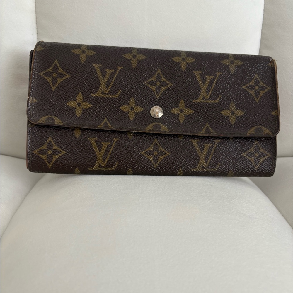 Louis Vuitton Brown Monogram Continental Wallet